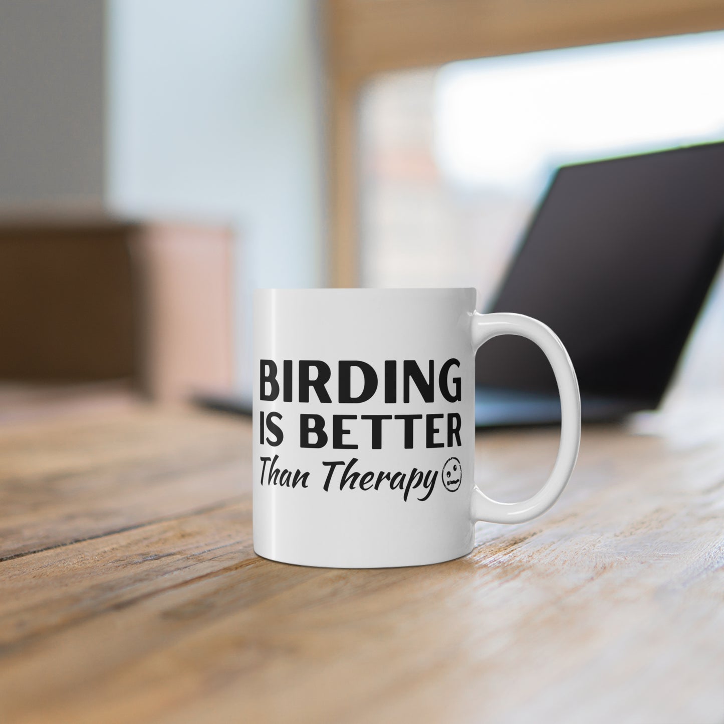 Birding is Better than Therapy Mug 11oz
