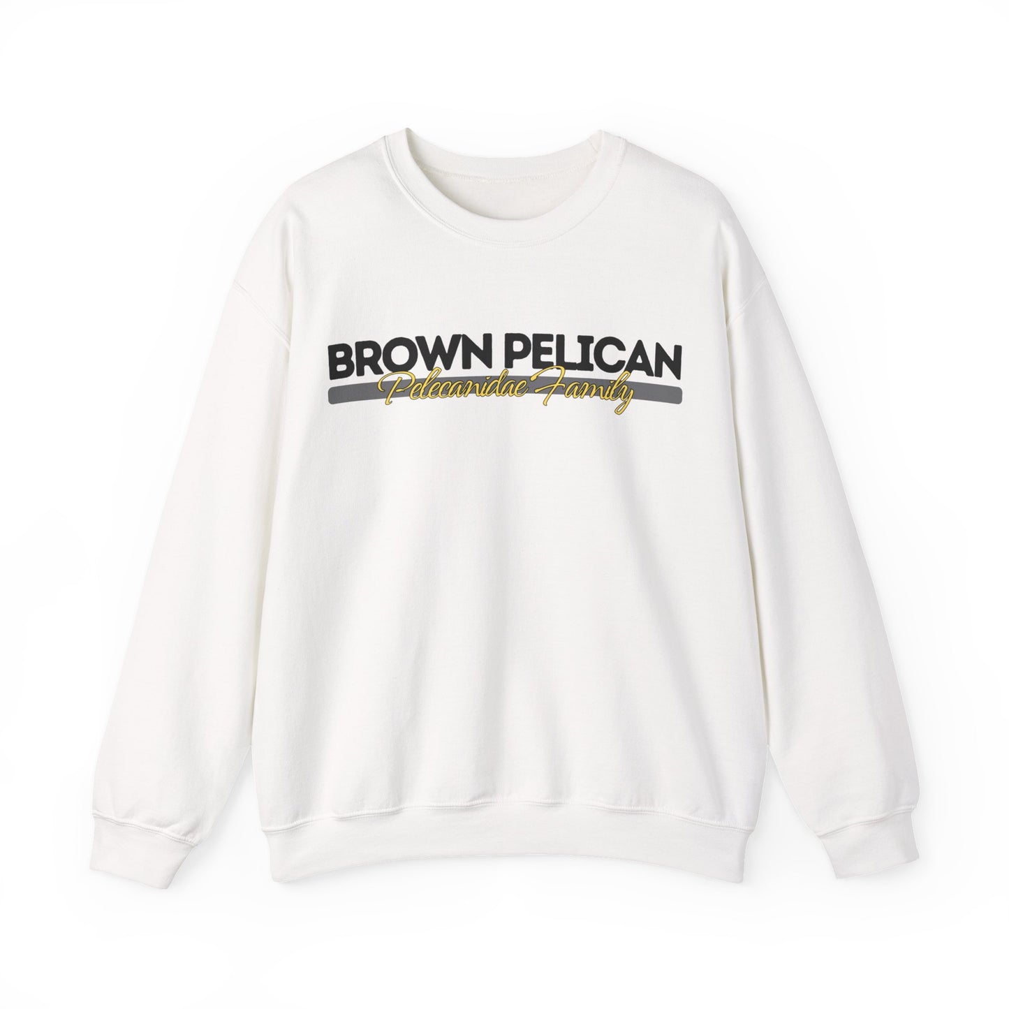 Brown Pelican Bird Heavy Blend Unisex Sweatshirt