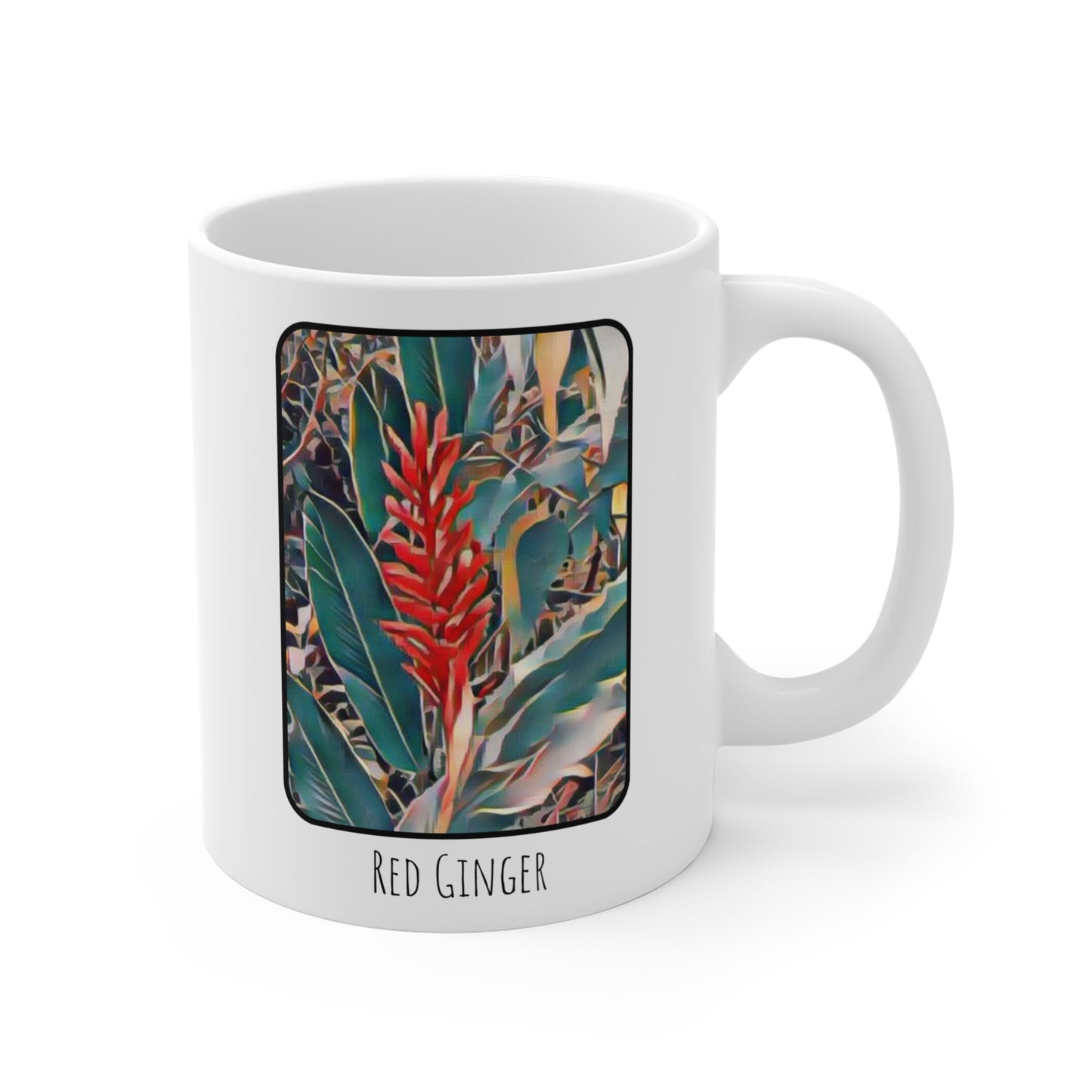 I Love Plants and Coffee Ceramic Mug