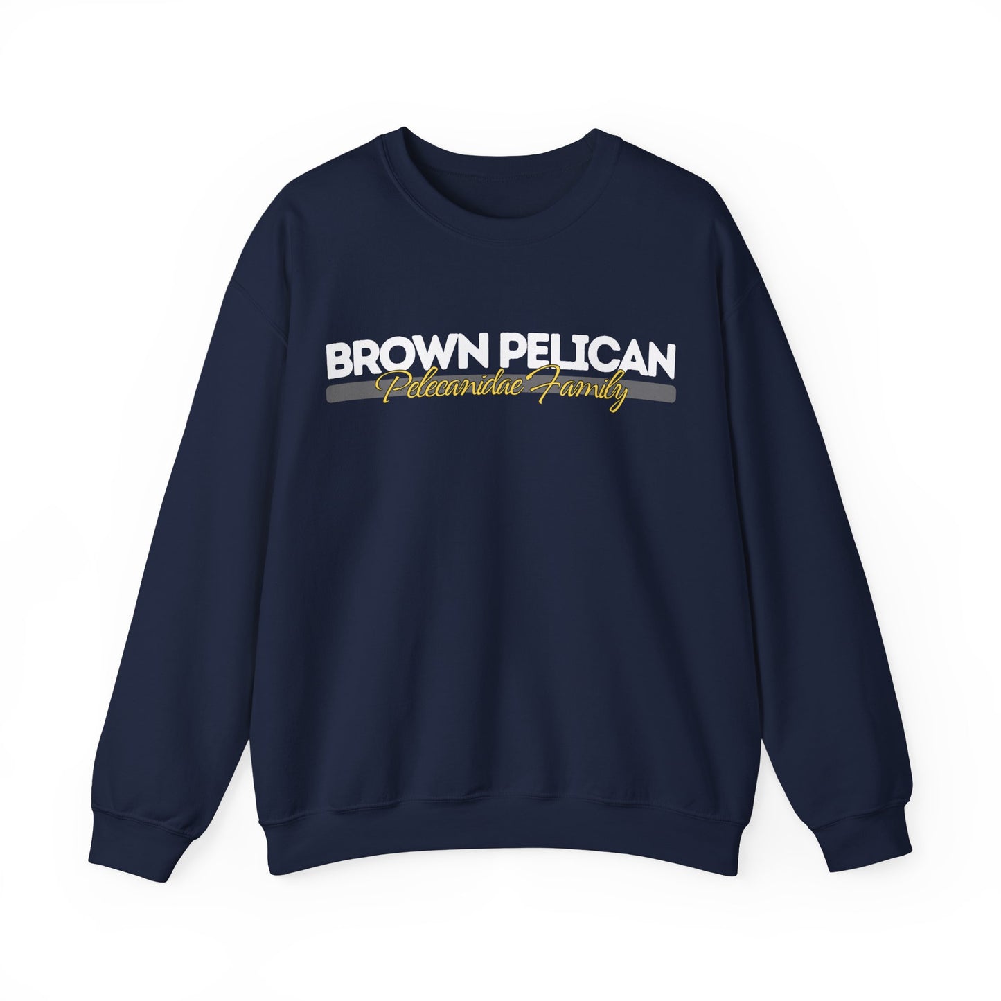 Brown Pelican Bird Heavy Blend Unisex Sweatshirt