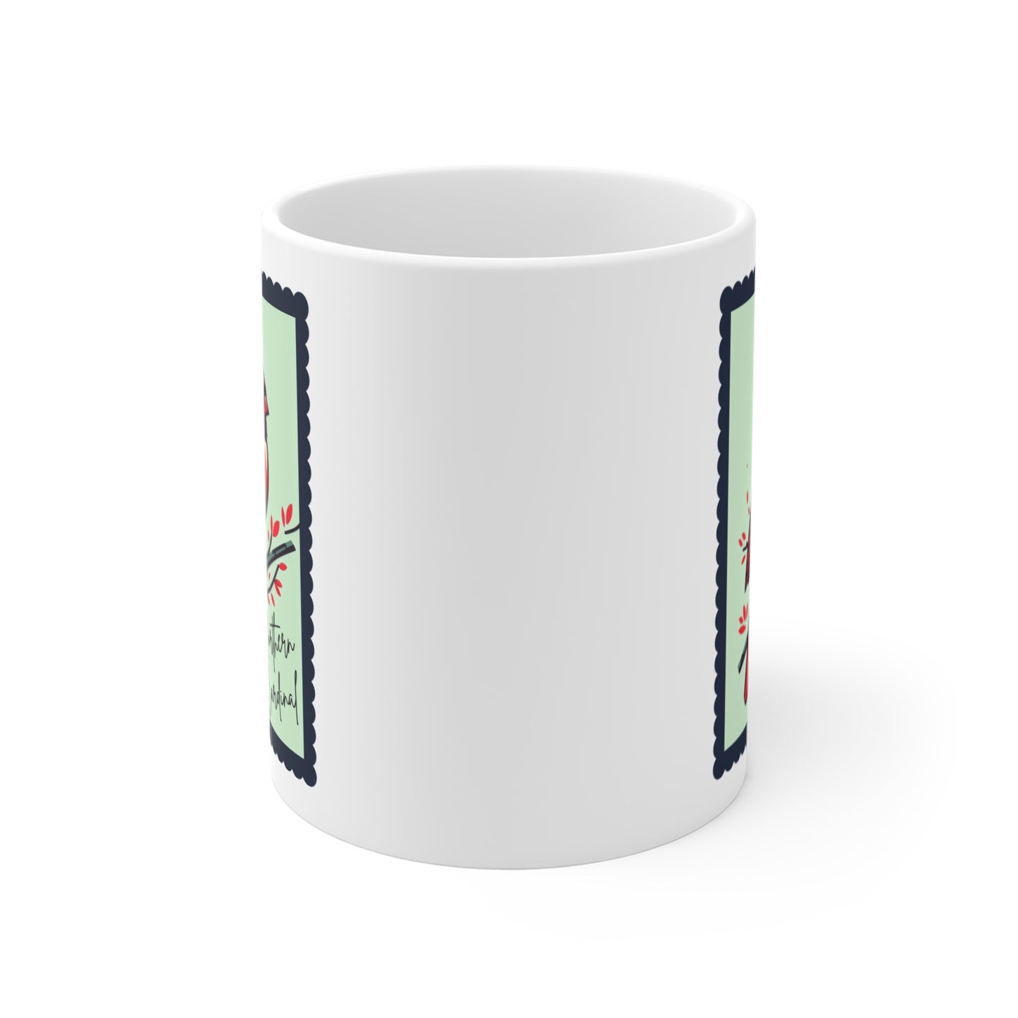 Norther Cardinal Bird Mug 11oz