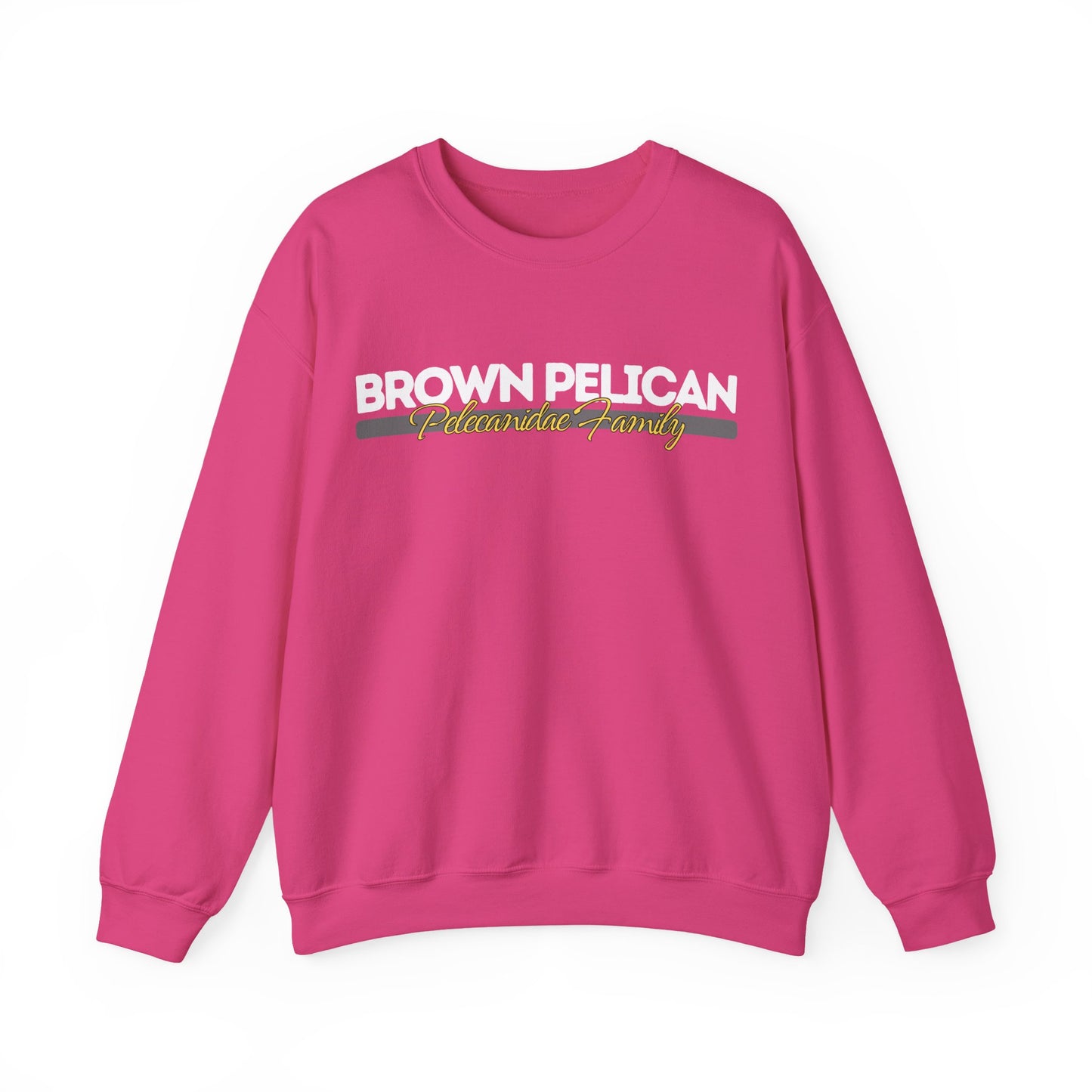 Brown Pelican Bird Heavy Blend Unisex Sweatshirt