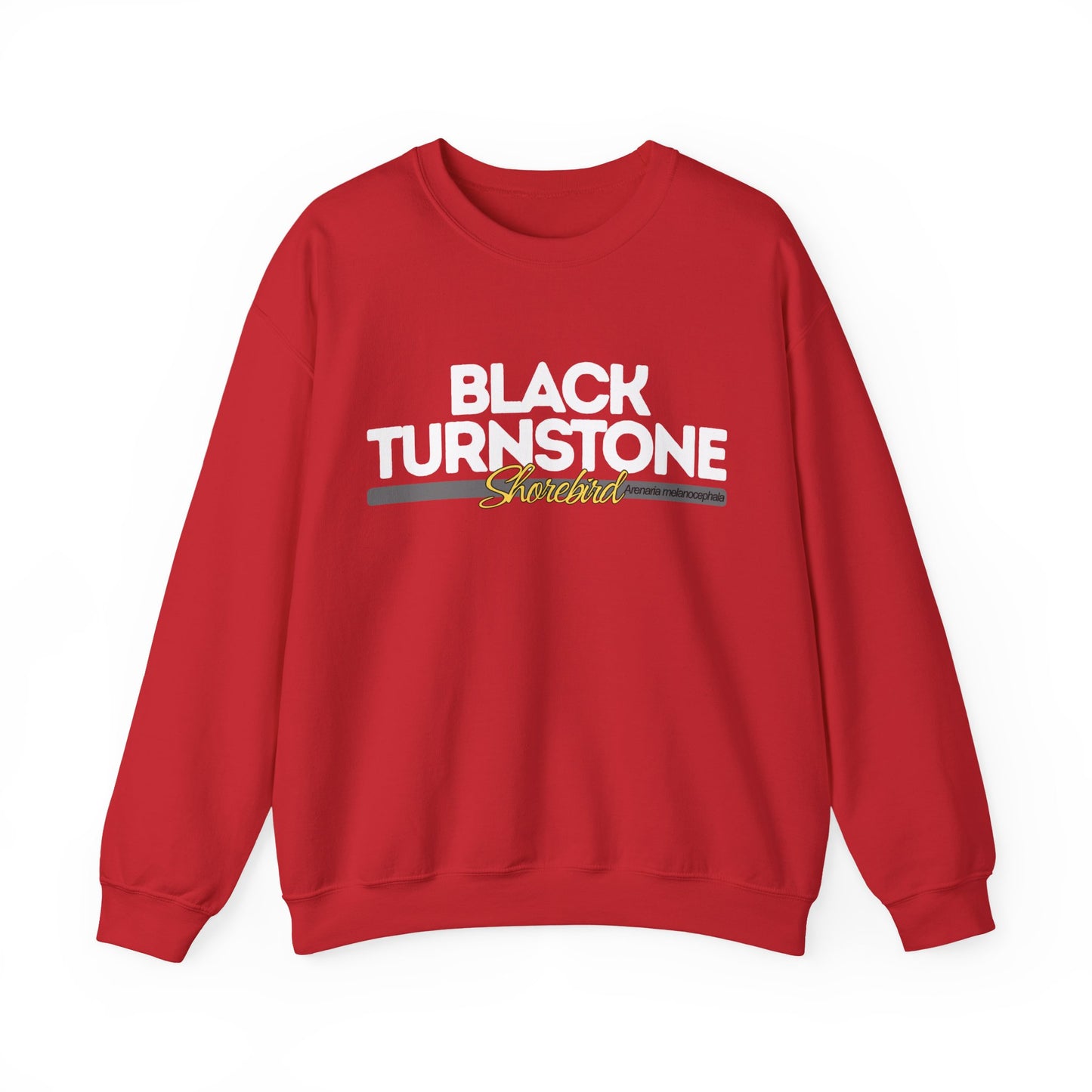 Black Turnstone Bird Heavy Blend Unisex Sweatshirt