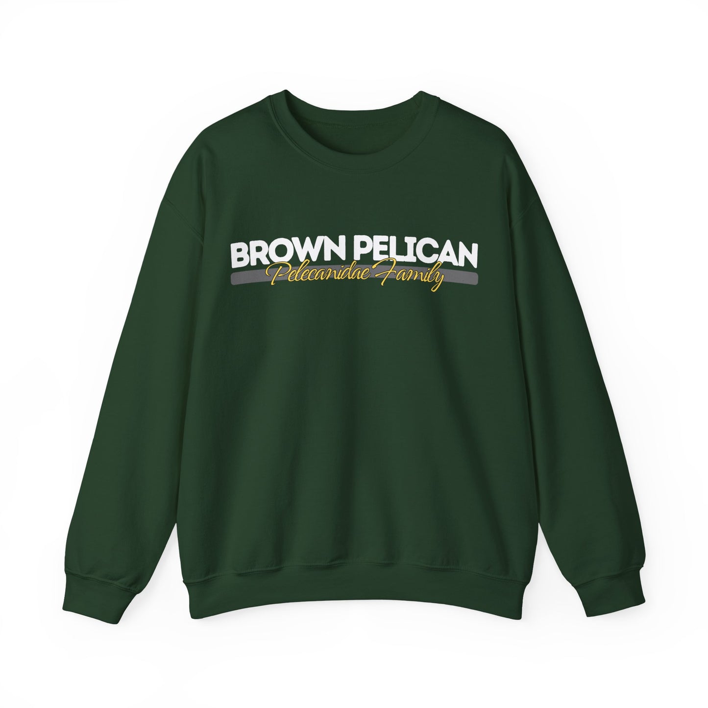 Brown Pelican Bird Heavy Blend Unisex Sweatshirt
