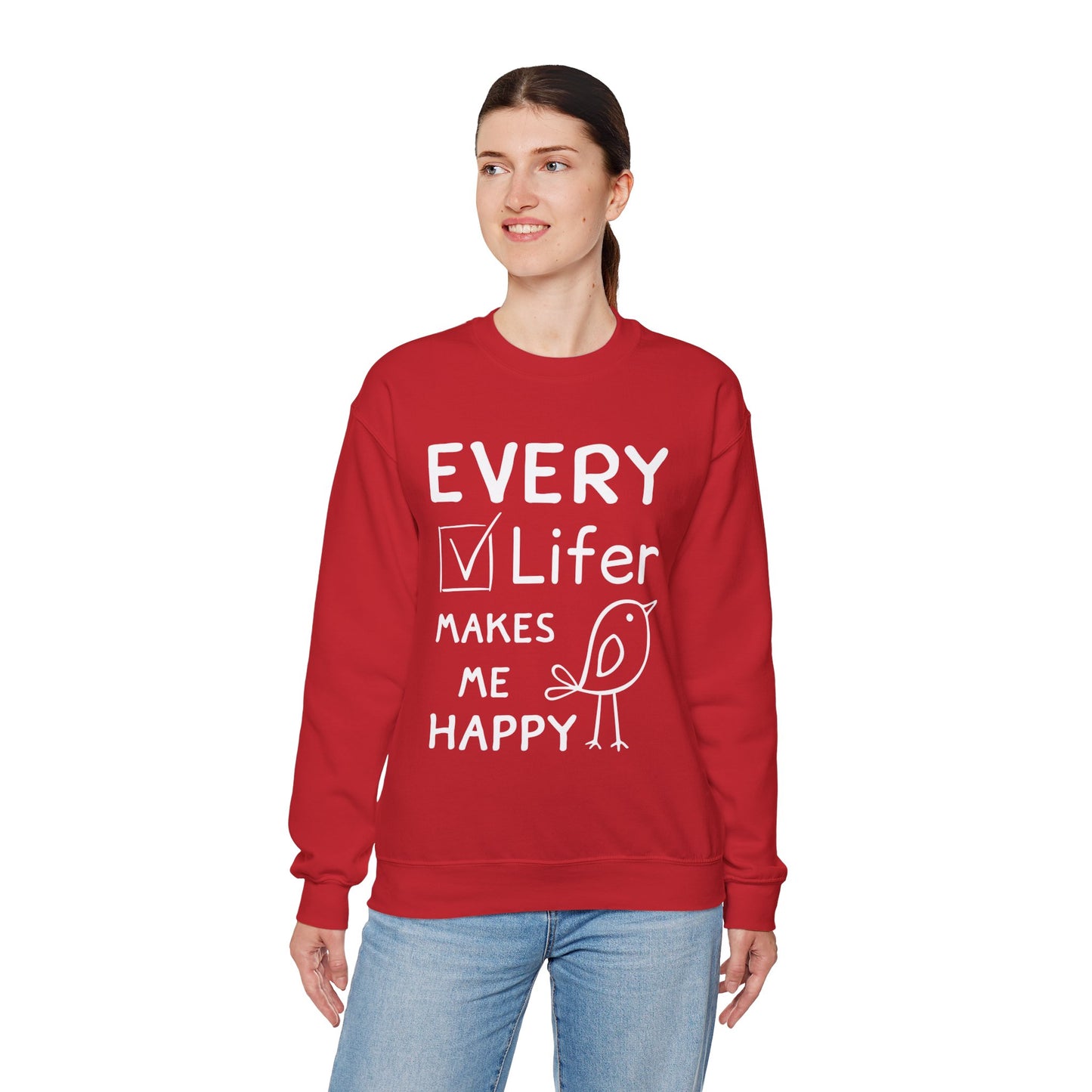 Every Lifer Makes me Happy Unisex Heavy Blend Sweatshirt