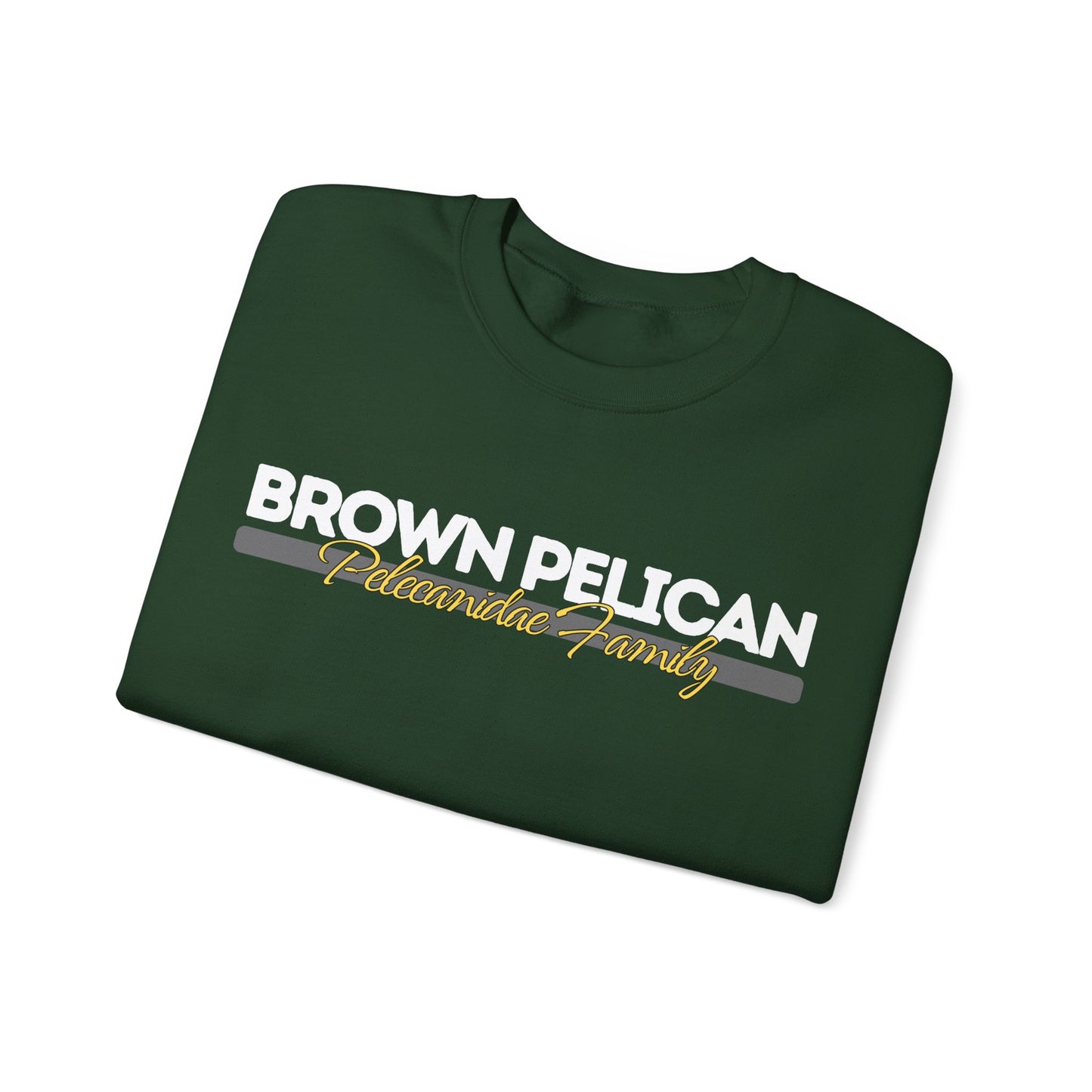 Brown Pelican Bird Heavy Blend Unisex Sweatshirt