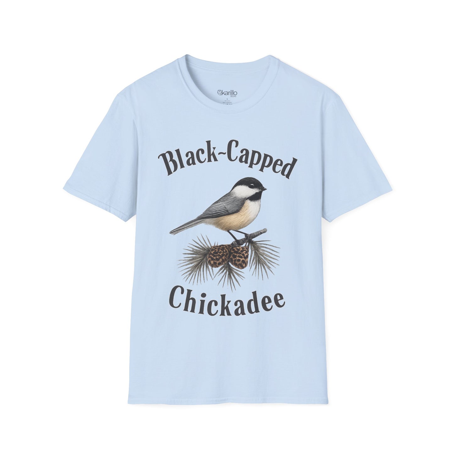 Black-Capped Chickadee T-Shirt — Birdwatching Nature Tee