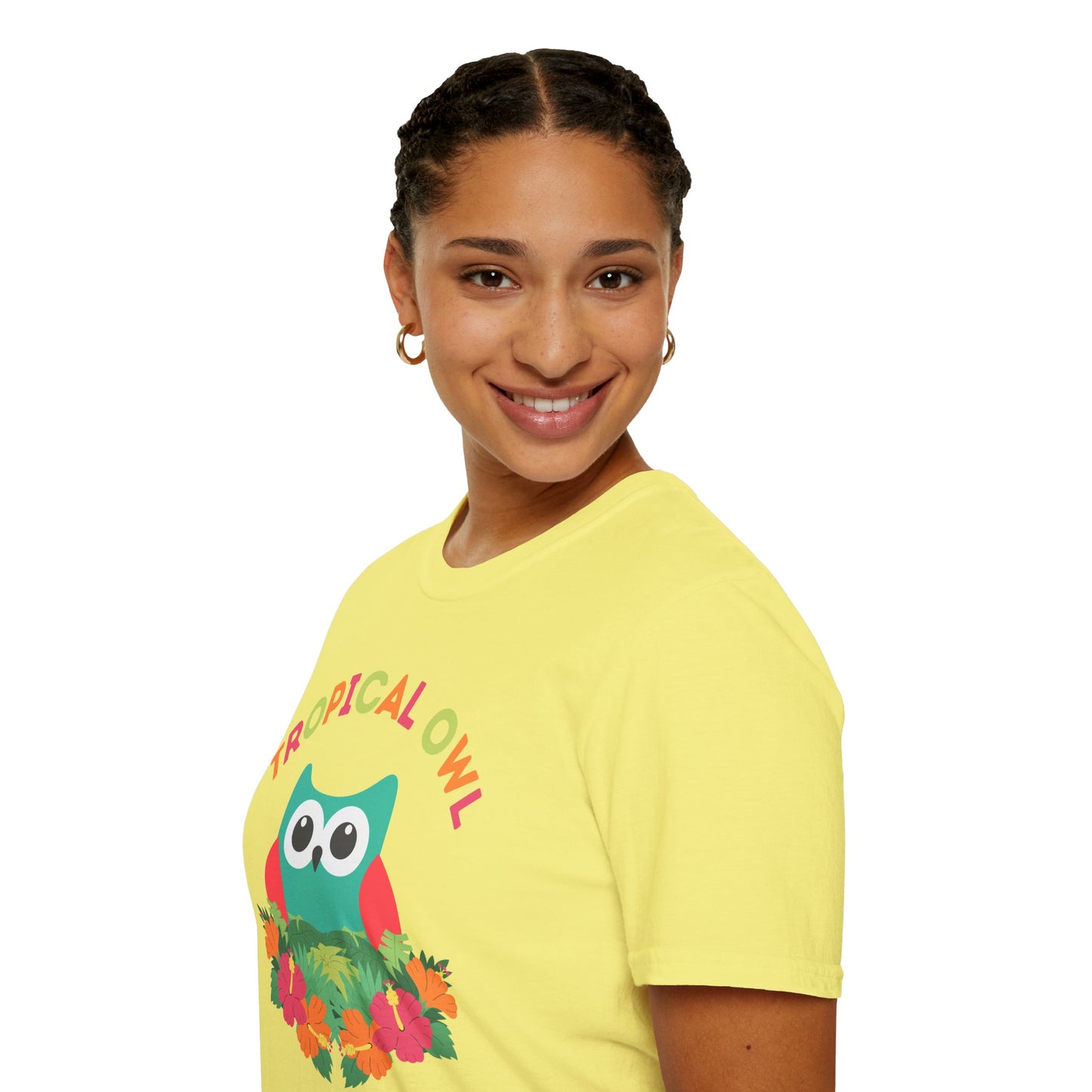 Tropical Owl Unisex T-Shirt