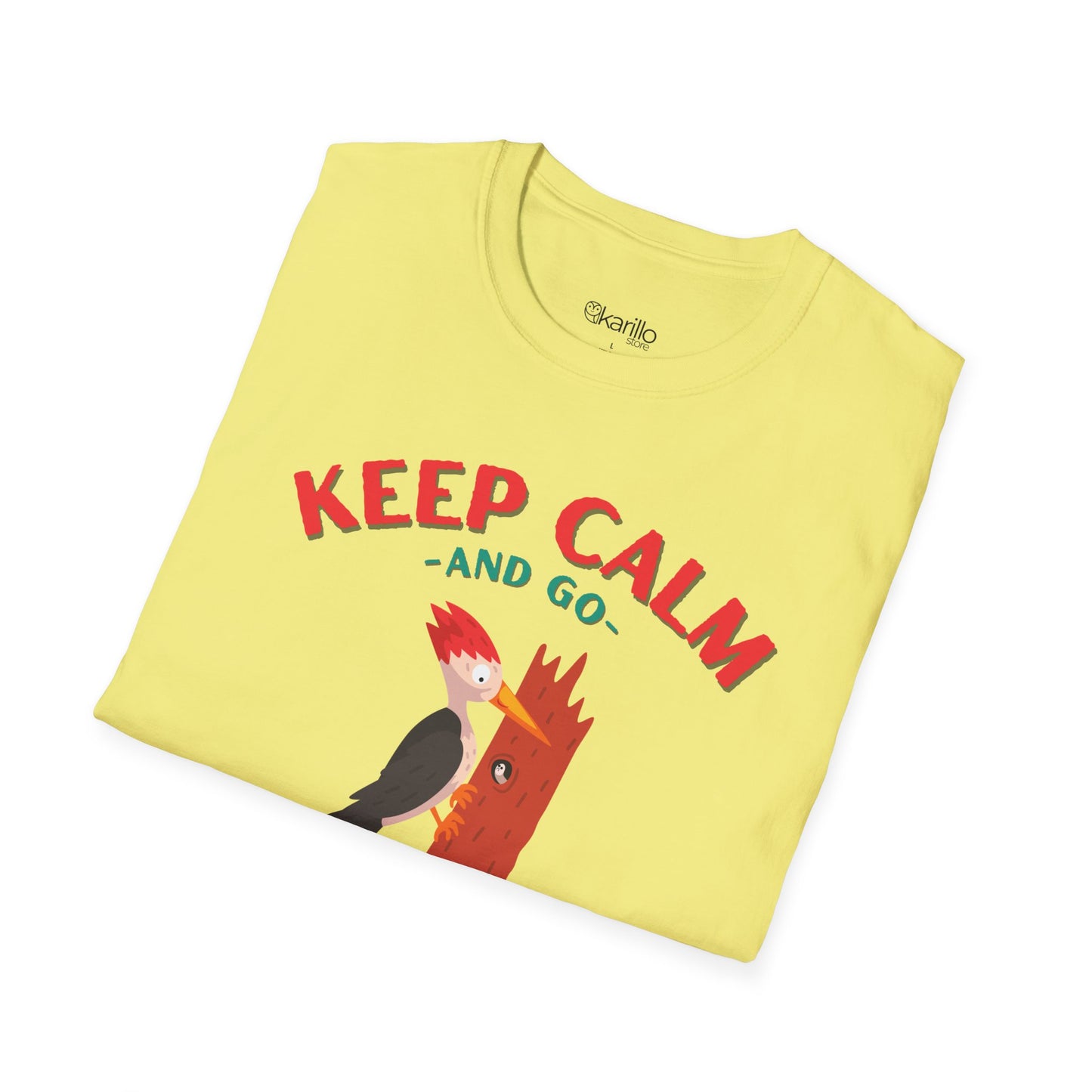 Keep Calm and Go Birding T-Shirt – Nature Lover Graphic Tee