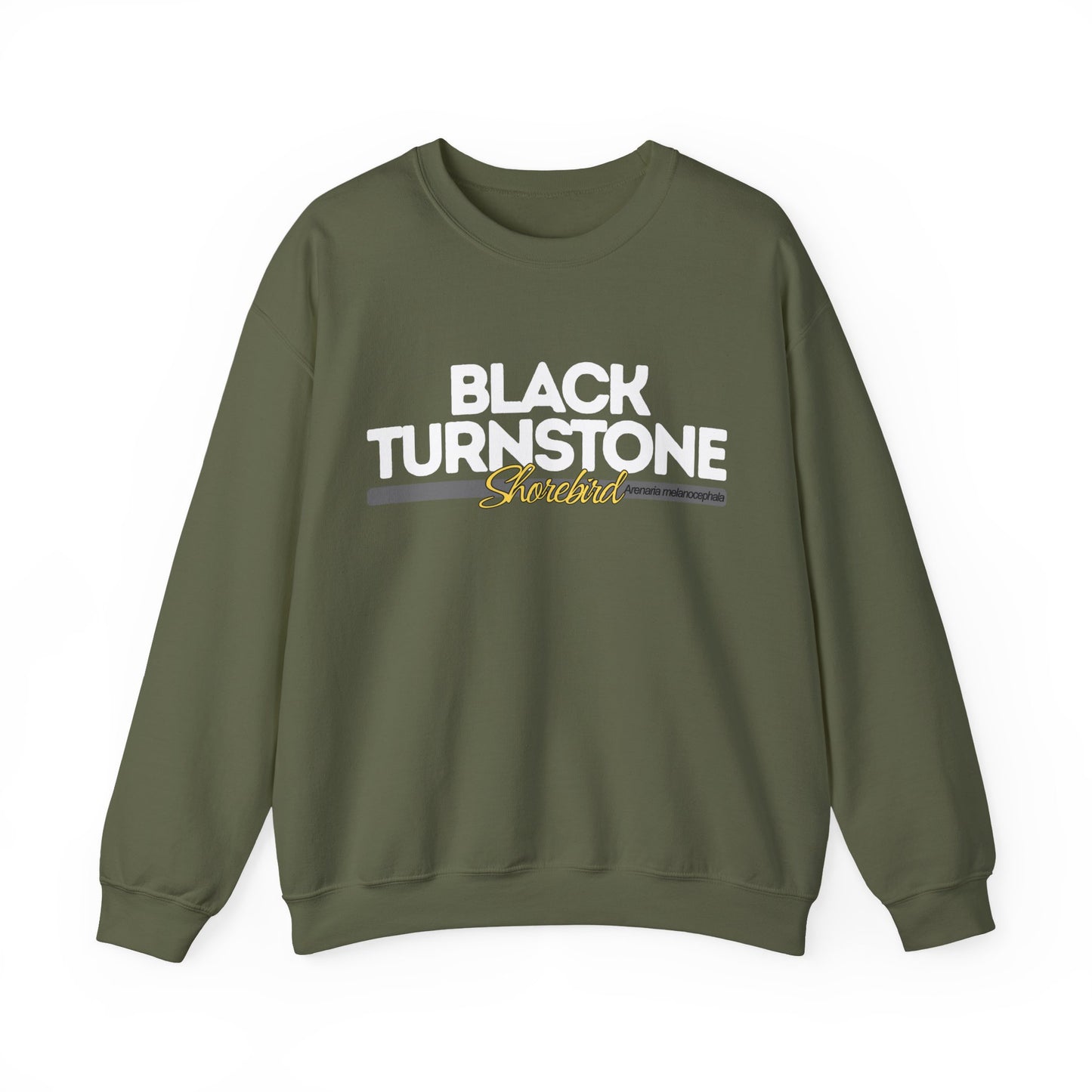 Black Turnstone Bird Heavy Blend Unisex Sweatshirt