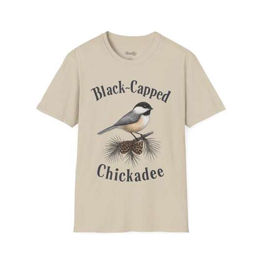 Black-Capped Chickadee T-Shirt — Birdwatching Nature Tee