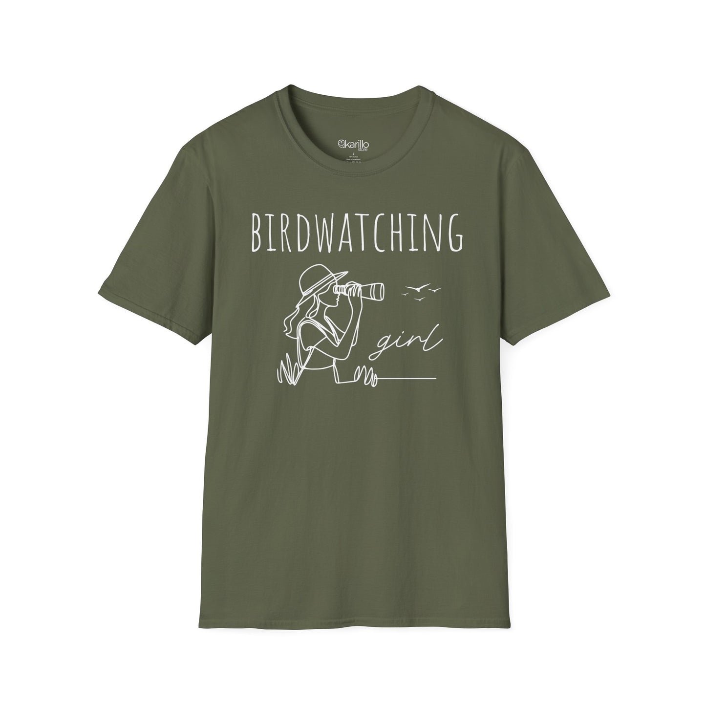 Birdwatching Girl Unisex T-Shirt