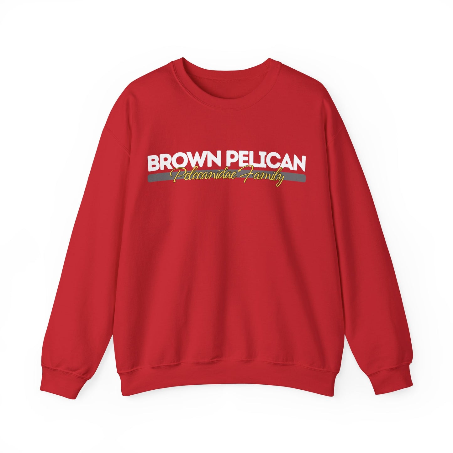 Brown Pelican Bird Heavy Blend Unisex Sweatshirt