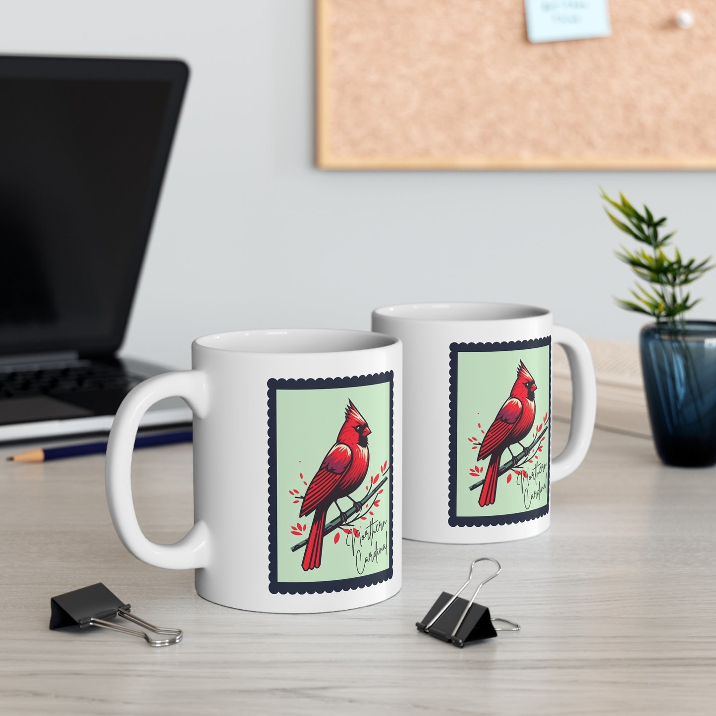 Norther Cardinal Bird Mug 11oz