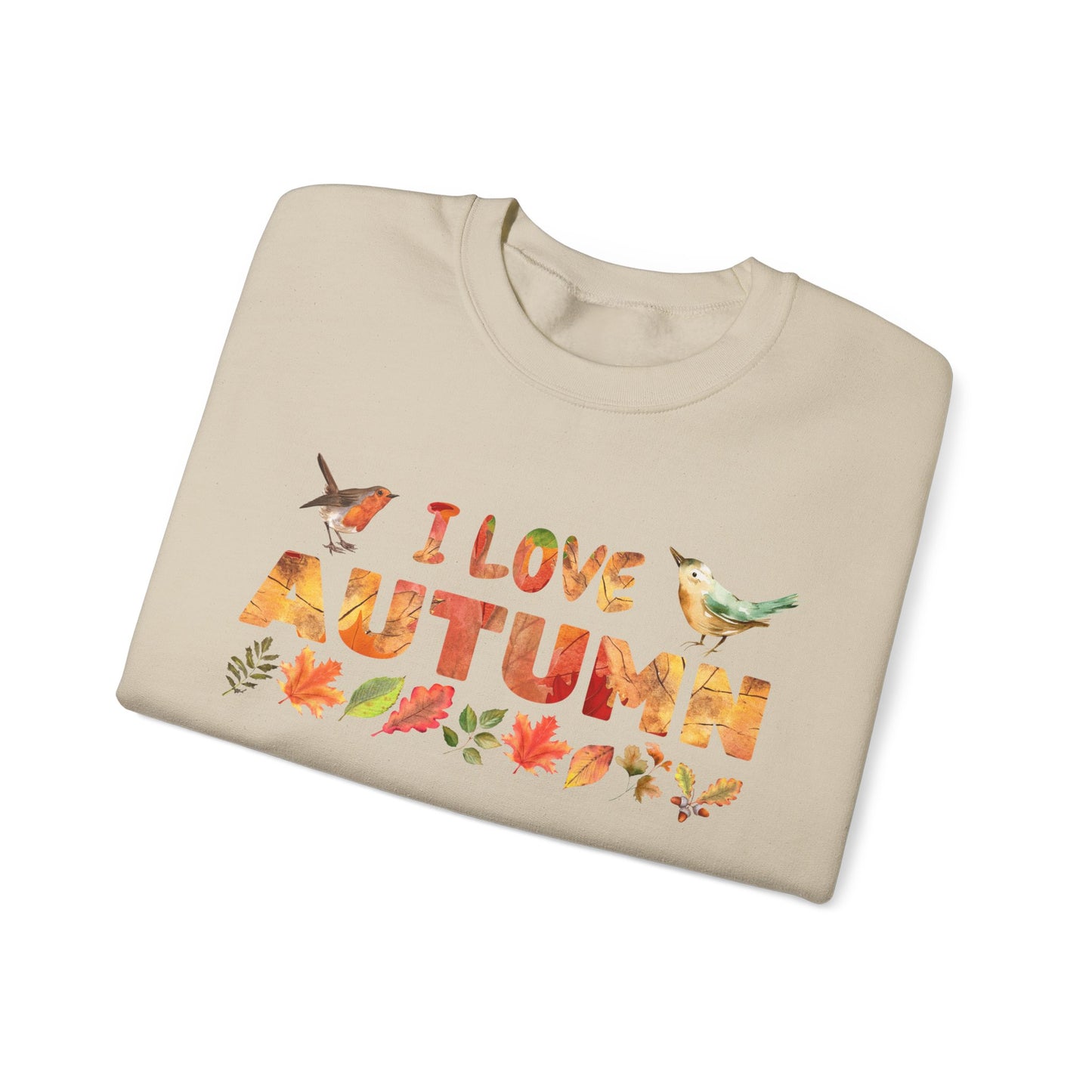 I Love Autumn Unisex Heavy Blend Sweatshirt