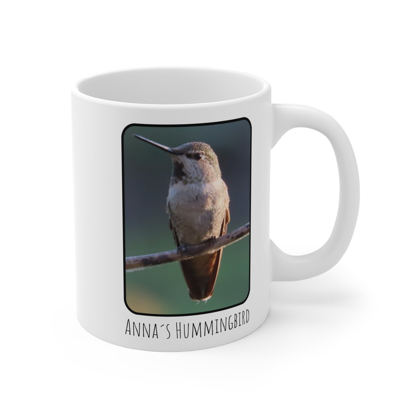 Birds & Coffee, Anna´s Hummingbird Ceramic Mug