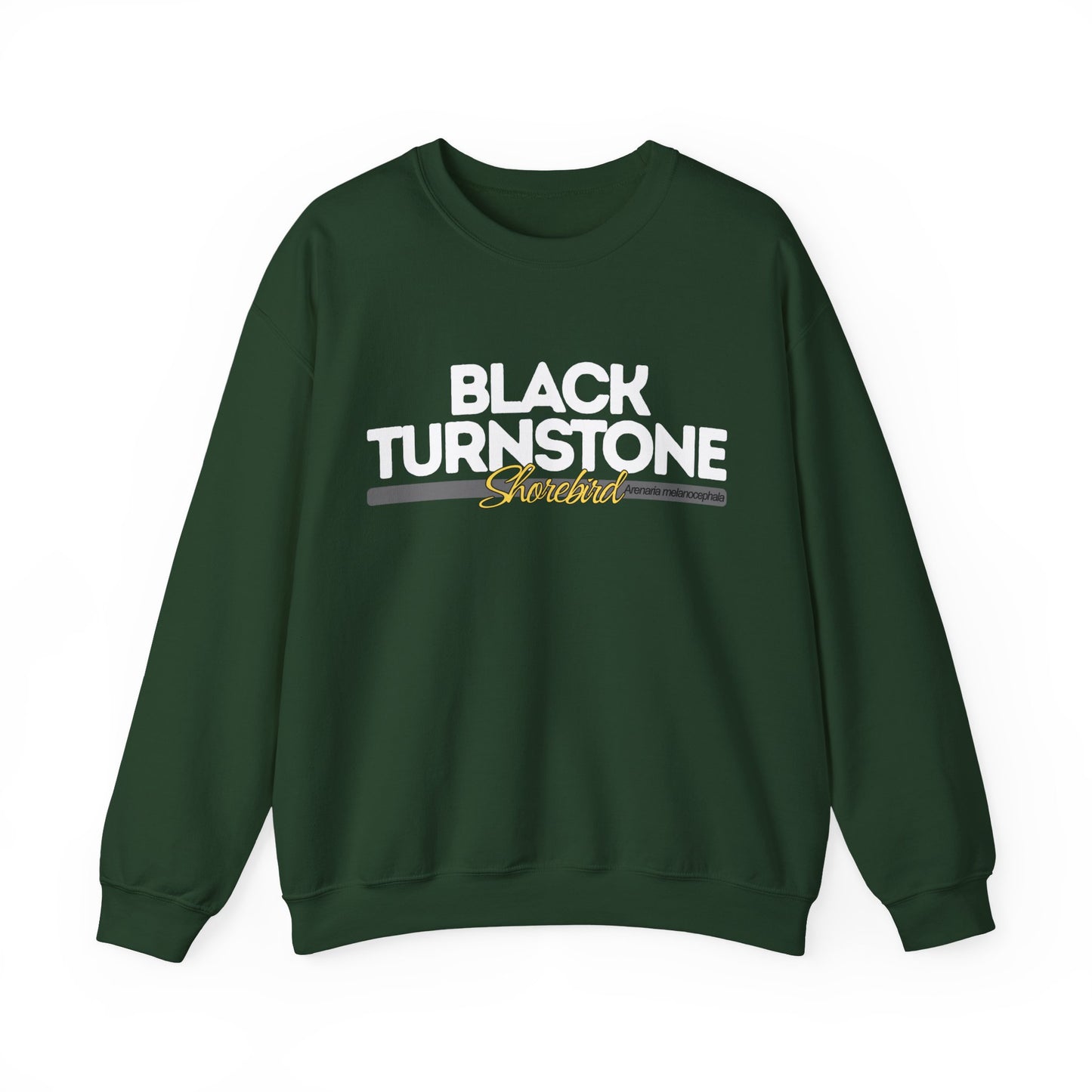Black Turnstone Bird Heavy Blend Unisex Sweatshirt
