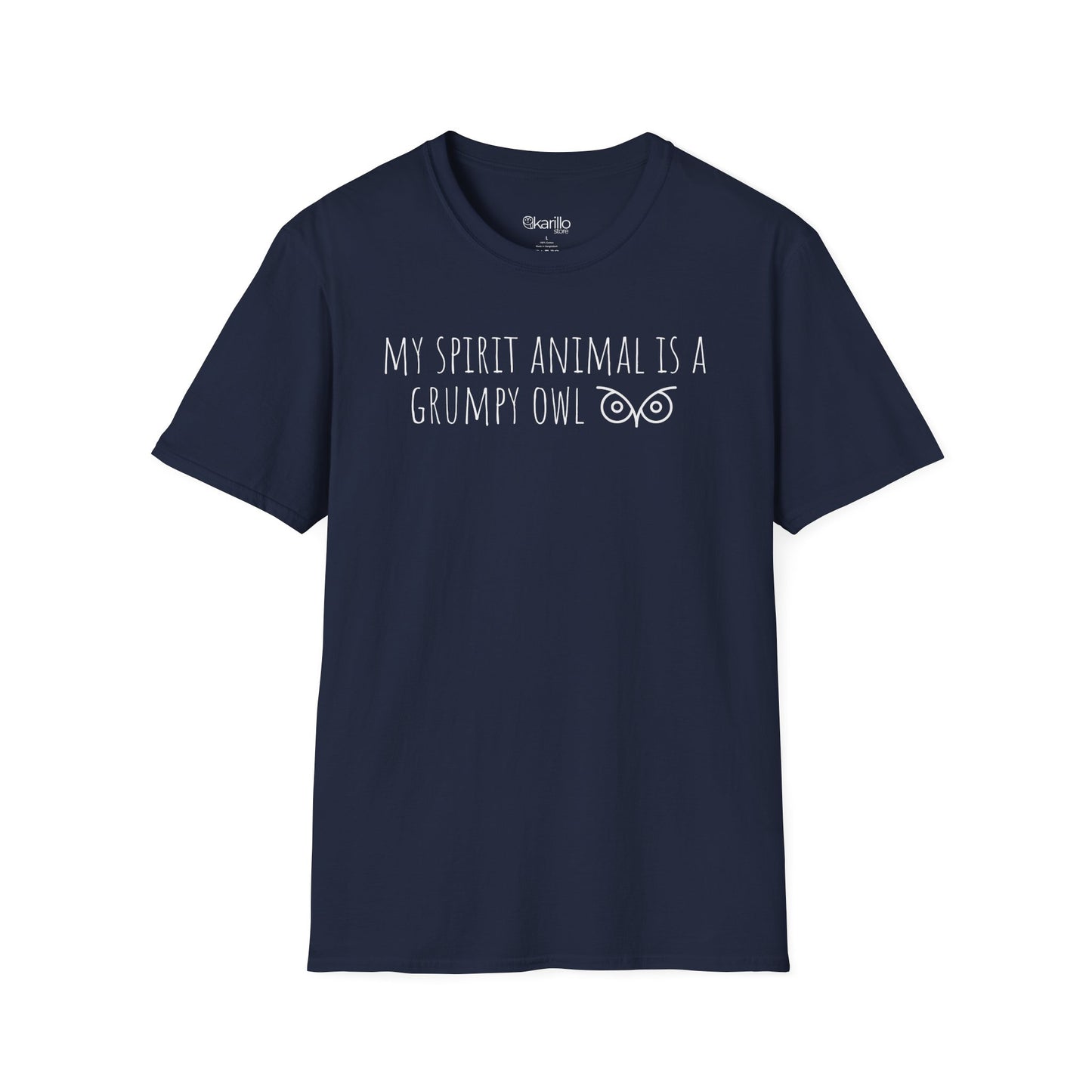My Spirit Animal is a Grumpy Owl Unisex T-Shirt