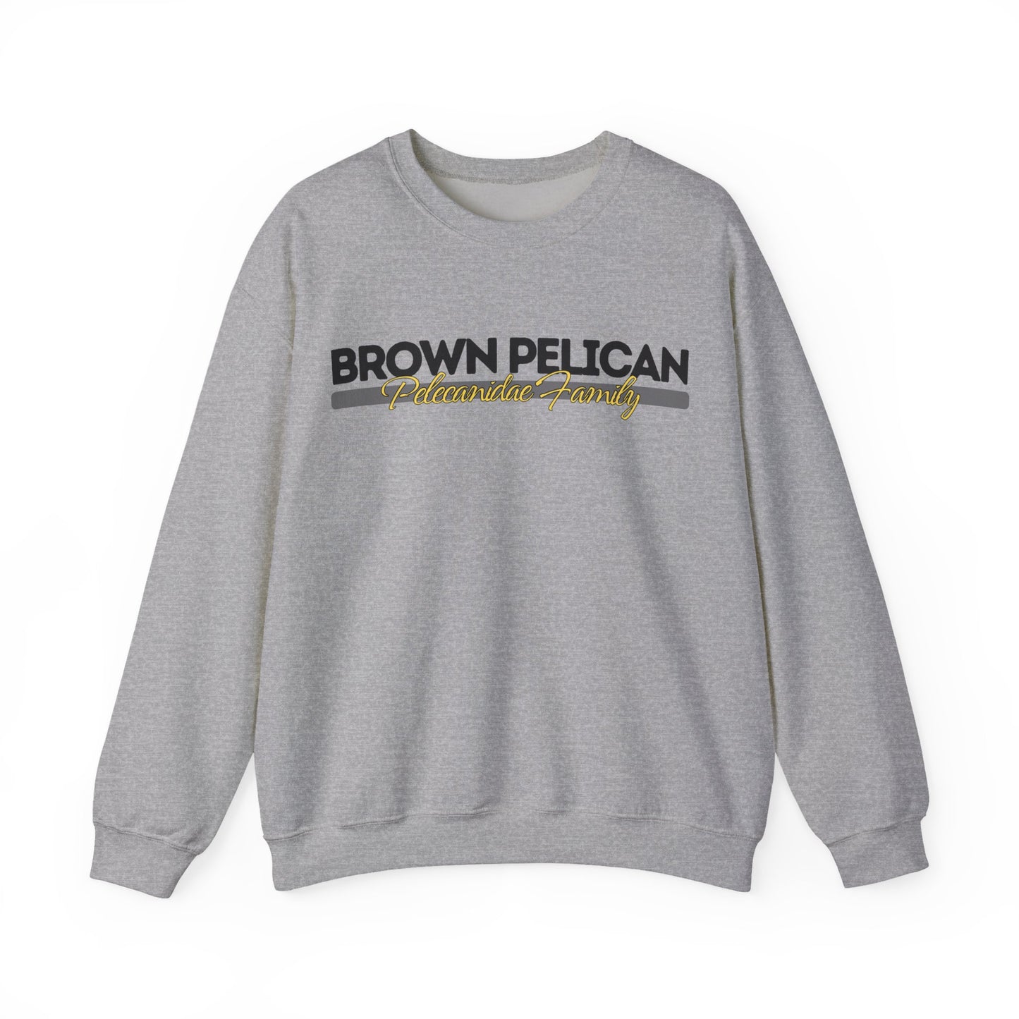 Brown Pelican Bird Heavy Blend Unisex Sweatshirt