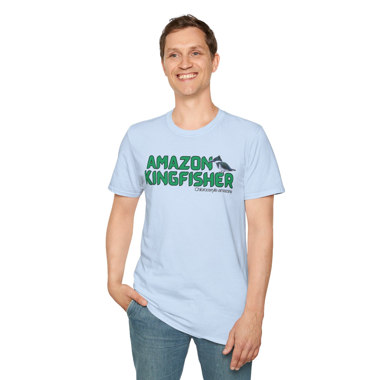 Amazon Kingfisher T-Shirt – Birdwatching Graphic Tee