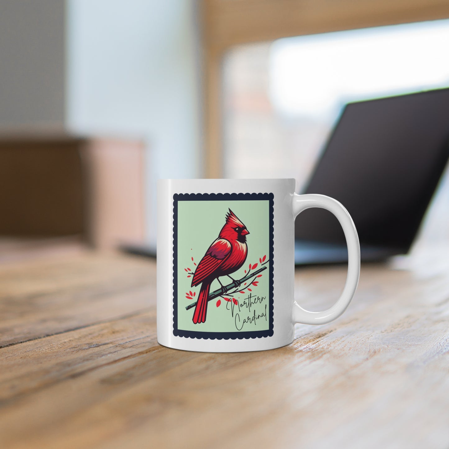 Norther Cardinal Bird Mug 11oz