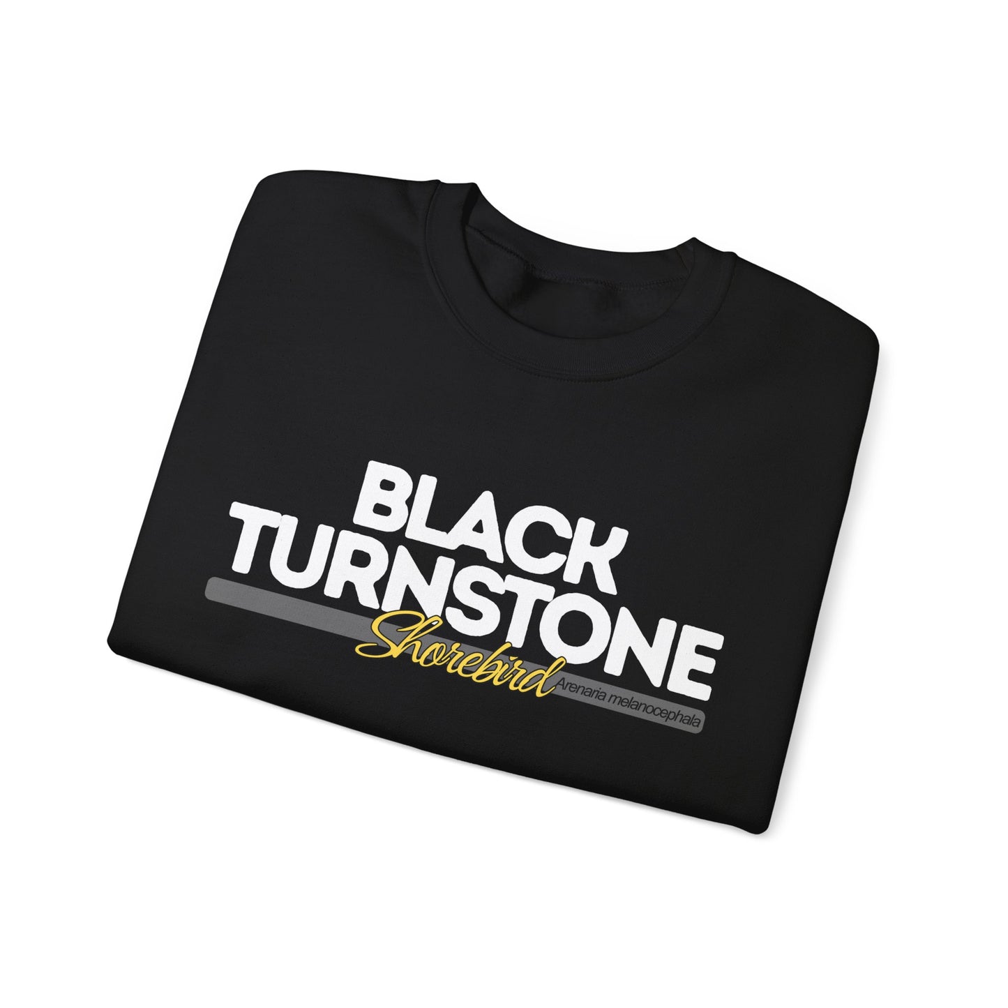 Black Turnstone Bird Heavy Blend Unisex Sweatshirt