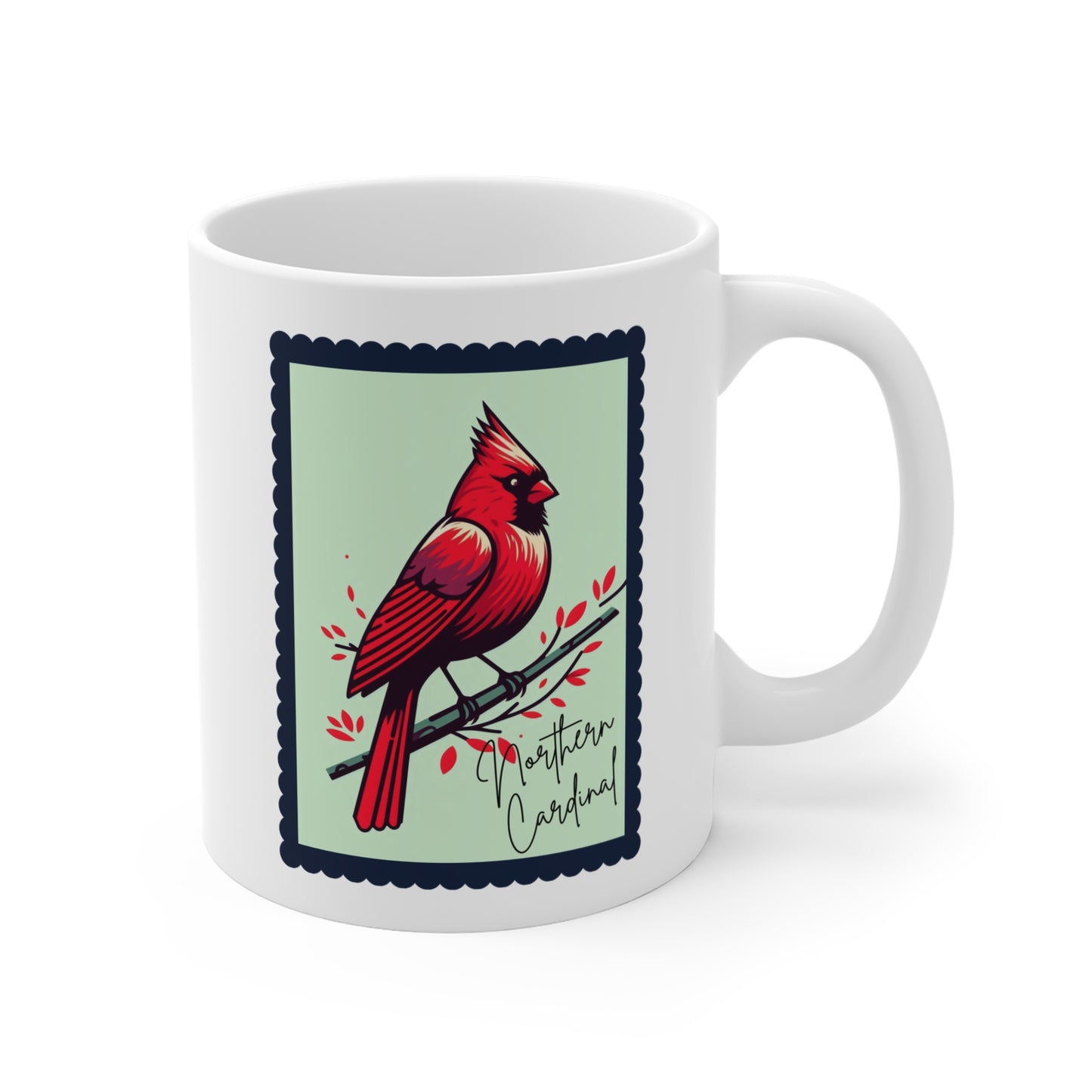Norther Cardinal Bird Mug 11oz