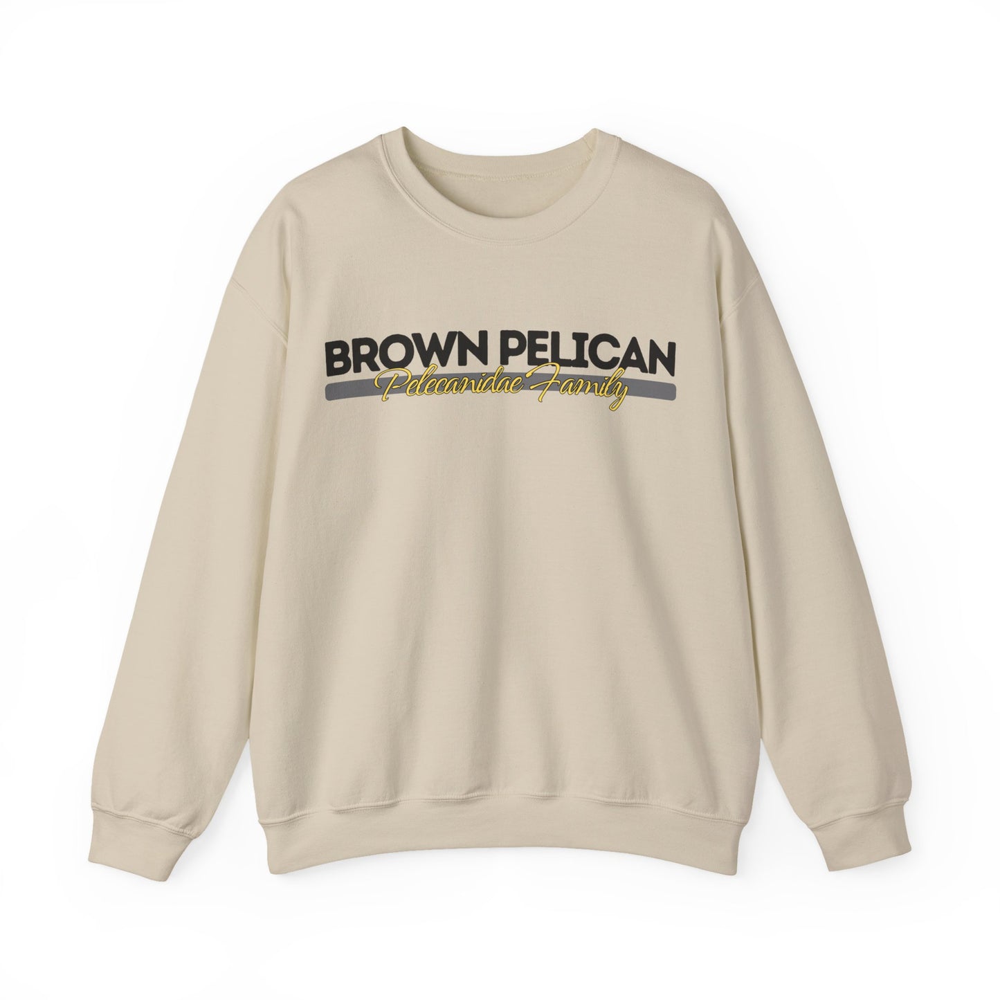 Brown Pelican Bird Heavy Blend Unisex Sweatshirt