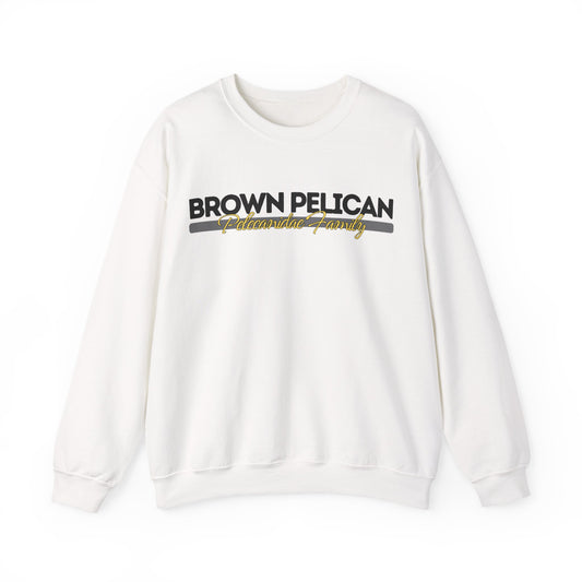 Brown Pelican Bird Heavy Blend Unisex Sweatshirt