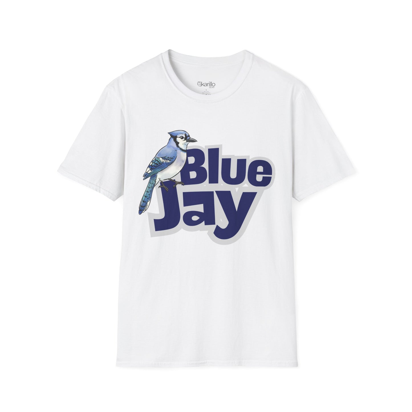 Blue Jay T-Shirt — Illustrated Bluebird Graphic Tee