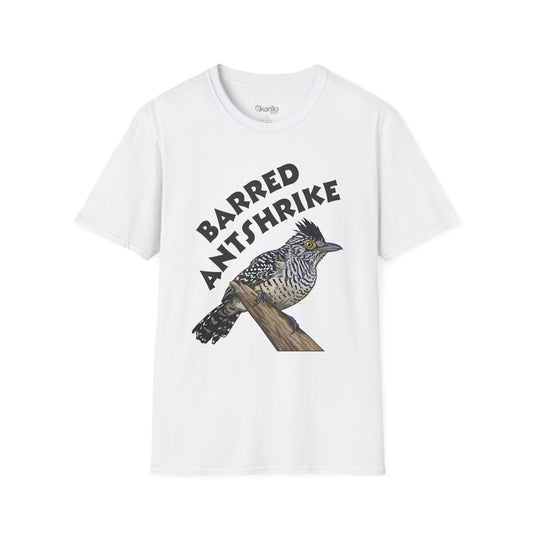 Barred Antshrike Bird - Central American Wildlife Graphic Tee