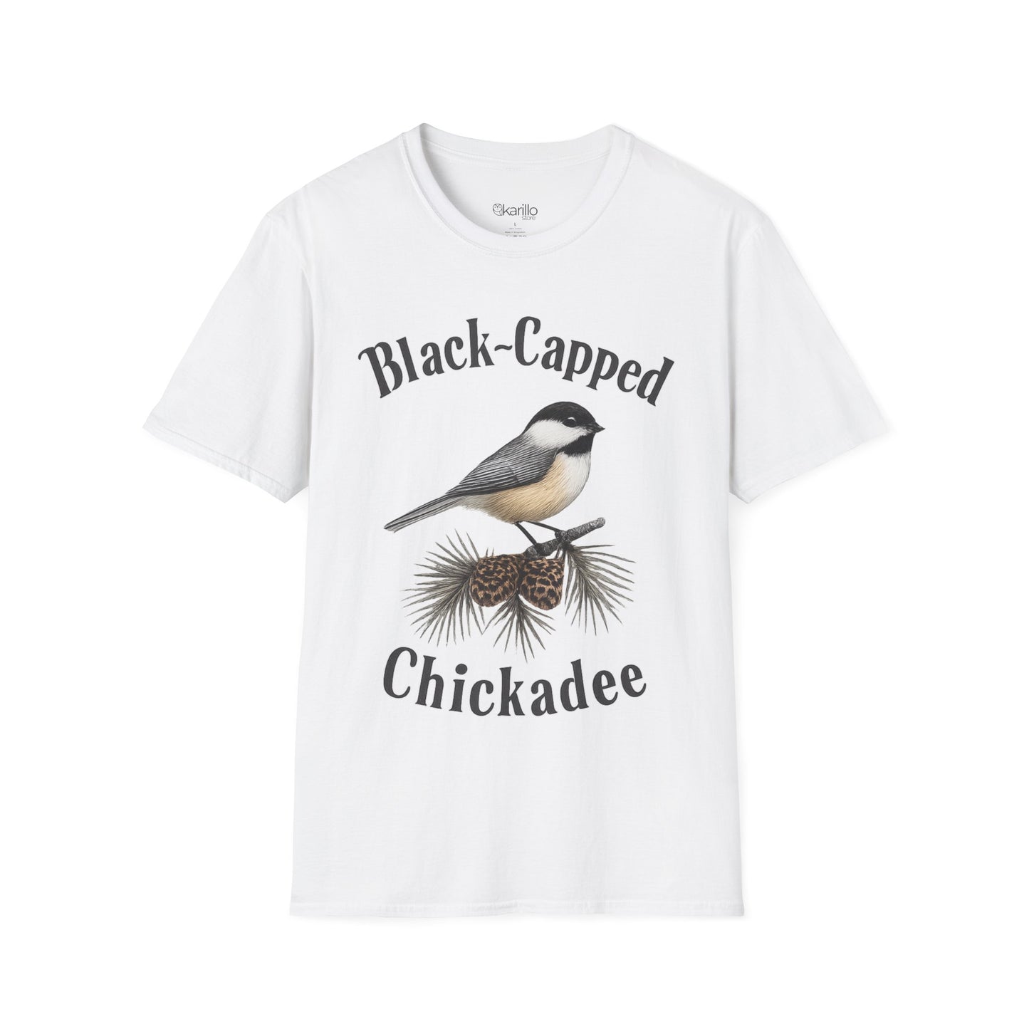 Black-Capped Chickadee T-Shirt — Birdwatching Nature Tee