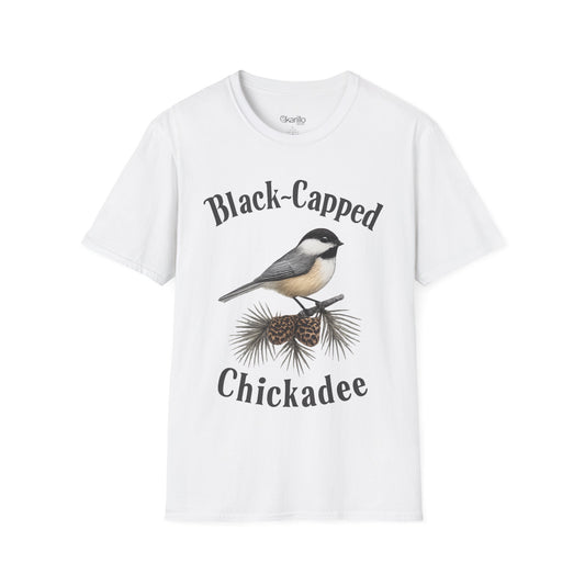 Black-Capped Chickadee T-Shirt — Birdwatching Nature Tee