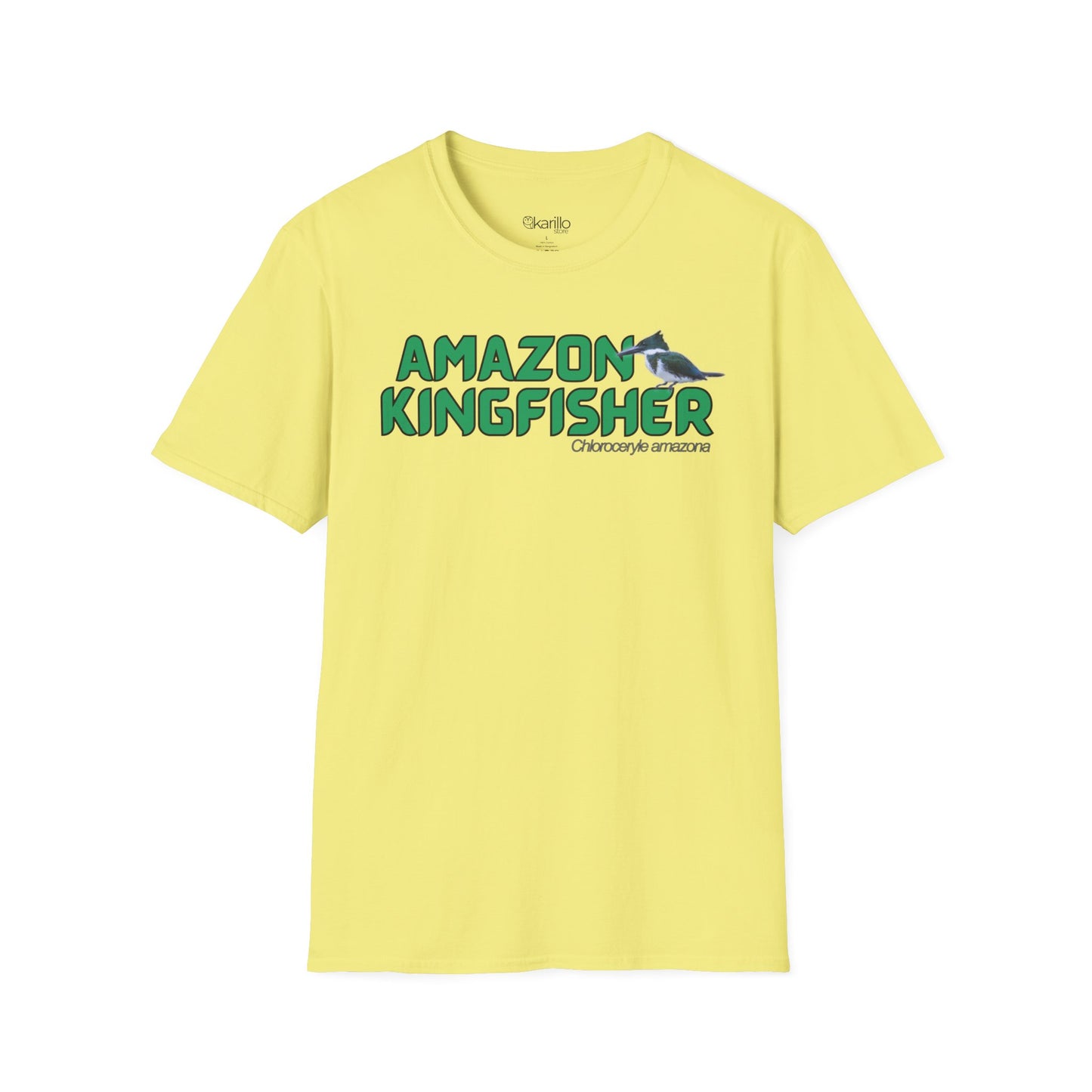 Amazon Kingfisher T-Shirt – Birdwatching Graphic Tee