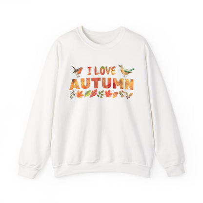 I Love Autumn Unisex Heavy Blend Sweatshirt