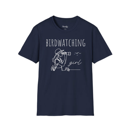 Birdwatching Girl Unisex T-Shirt