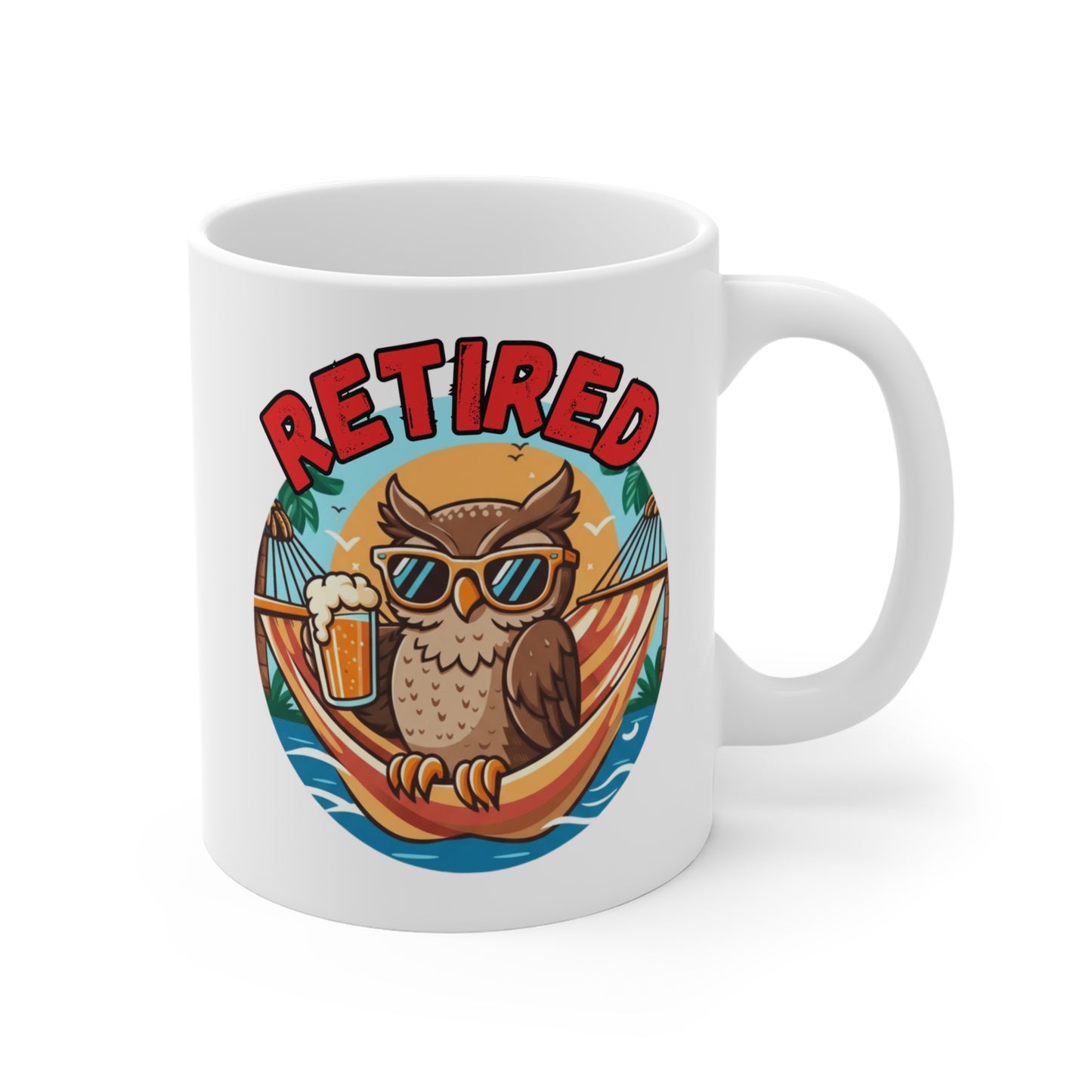 Retired Owl Mug 11oz