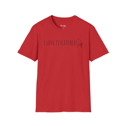 I Love Flycatchers Unisex T-Shirt