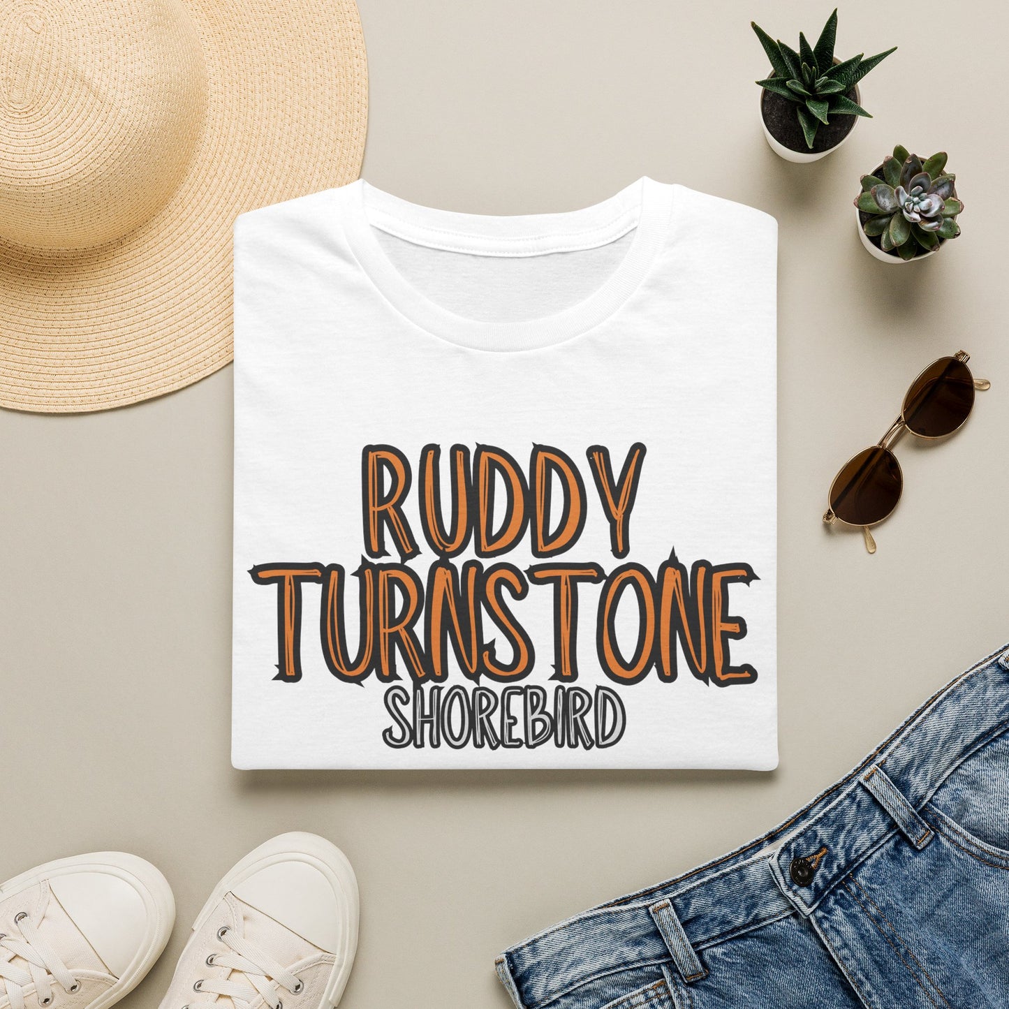 Ruddy Turnstone Birdwatching Tee – Shorebird Lover Gift