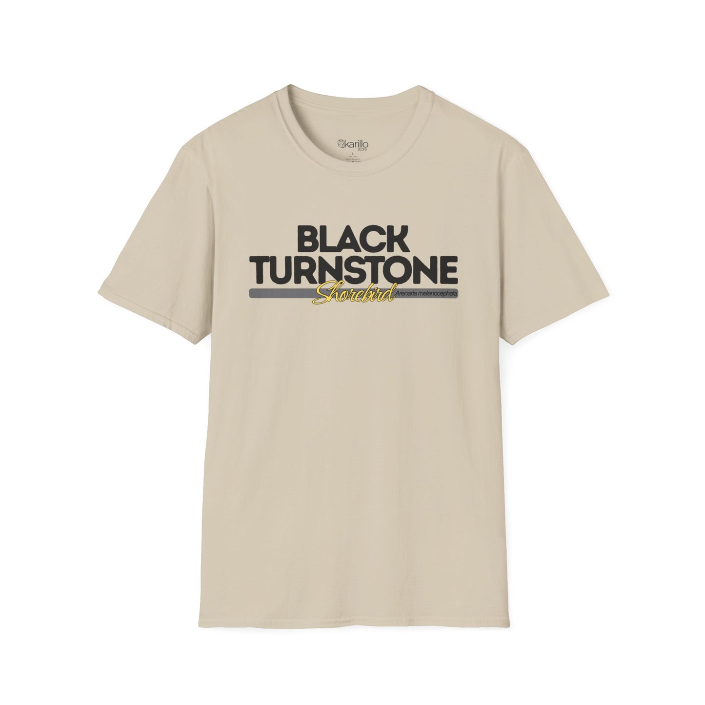 Birdwatching Tee – Black Turnstone Coastal Shorebird T-Shirt for Nature Lovers