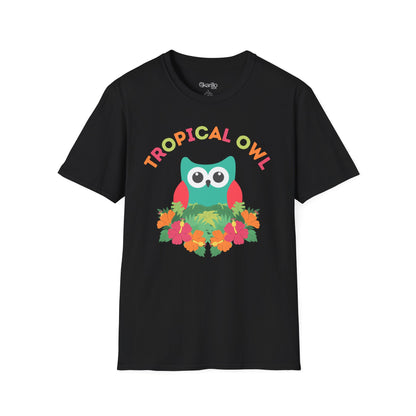 Tropical Owl Unisex T-Shirt