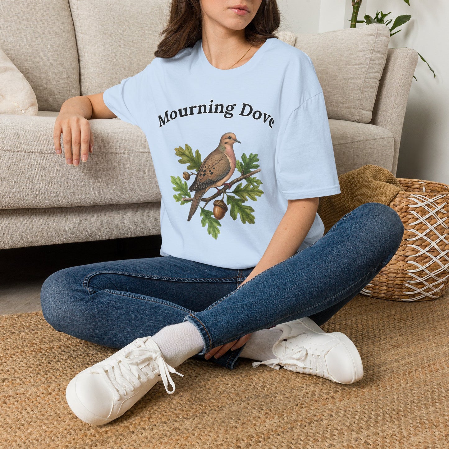 Mourning Dove T-Shirt — Vintage Bird Graphic Tee for Nature Lovers