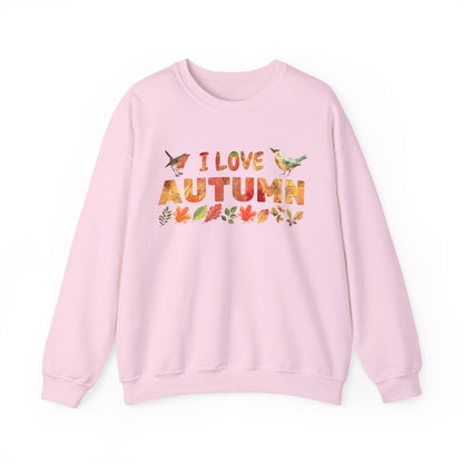 I Love Autumn Unisex Heavy Blend Sweatshirt