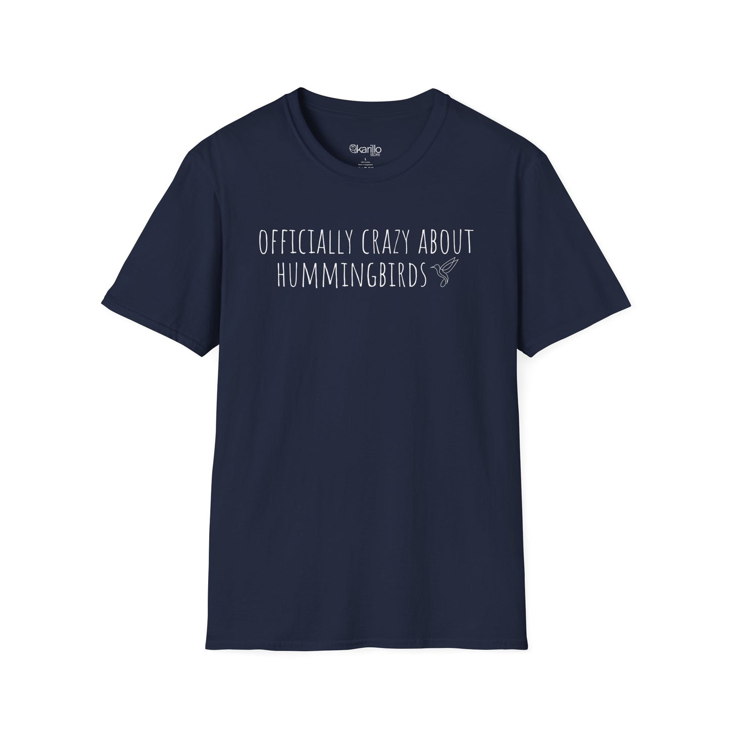 Officially Crazy About Hummingbirds Unisex T-Shirt