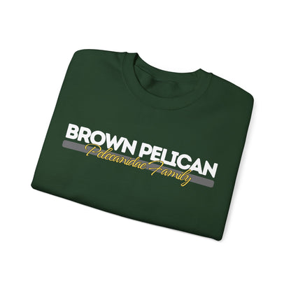 Brown Pelican Bird Heavy Blend Unisex Sweatshirt