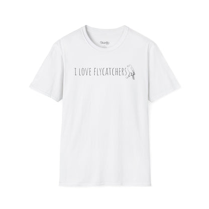 I Love Flycatchers Unisex T-Shirt