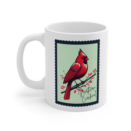 Norther Cardinal Bird Mug 11oz