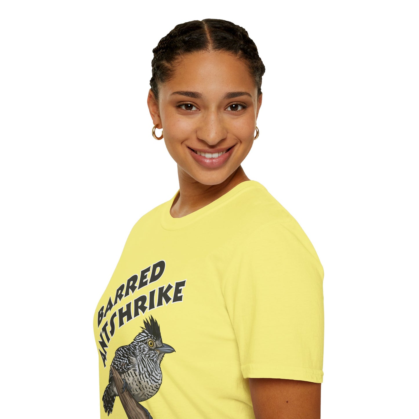 Barred Antshrike Bird - Central American Wildlife Graphic Tee