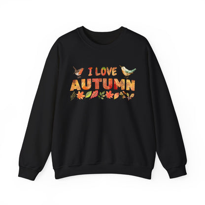 I Love Autumn Unisex Heavy Blend Sweatshirt