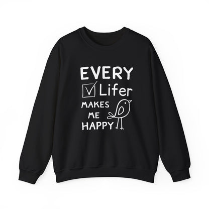 Every Lifer Makes me Happy Unisex Heavy Blend Sweatshirt